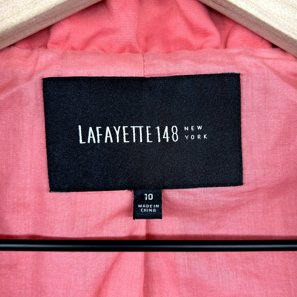Lafayette 148 New York Coral Jacket - Picture 3 of 14